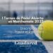 I Torneo de Pádel Abierto en Marchamalo 2025: Inscripciones hasta el 2 de abril