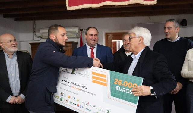 Letur recibe 26.000 euros de RECAMDER y los GDR para su recuperación tras la DANA