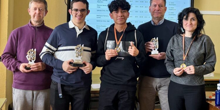 David Crespo gana el Campeonato Provincial de Ajedrez Rápido 2025 en Guadalajara