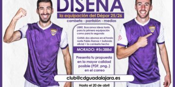 Concurso C.D. Guadalajara 2025/26: Diseña la Nueva Equipación del Equipo y Gana Grandes Premios