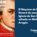 El Réquiem de Mozart llenará de emoción la Iglesia de San Gil este sábado en Molina de Aragón