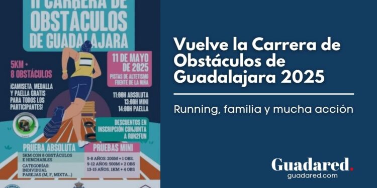 Participa en la II Carrera de Obstáculos de Guadalajara con categorías para todos los públicos