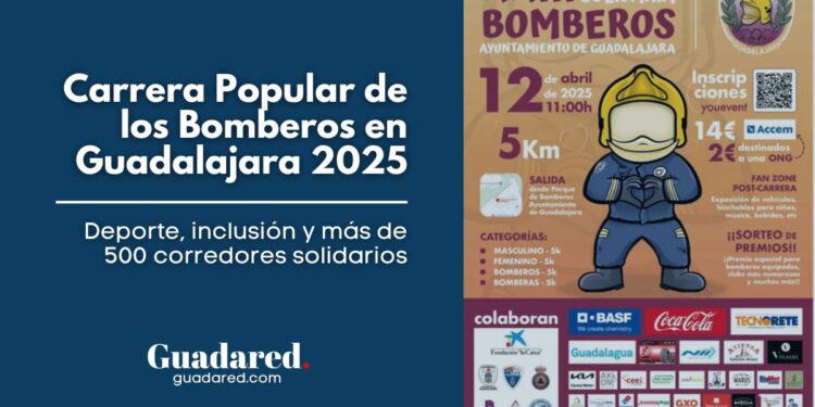 XXIII Carrera Popular de los Bomberos: ¡Más de 500 corredores y solidaridad en las calles de Guadalajara!