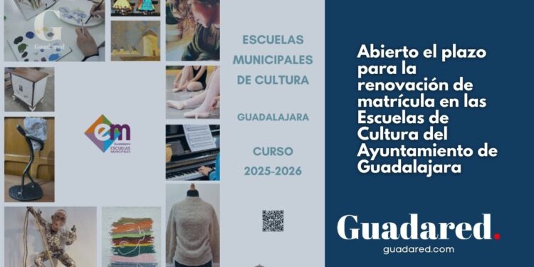 Renovación de matrícula en las Escuelas Municipales de Cultura de Guadalajara: Curso 2025/2026