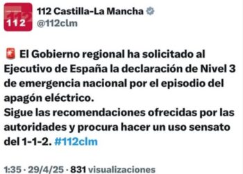 Castilla-La Mancha mantendrá cerrados los colegios pese a la orden del Gobierno por el apagón eléctrico