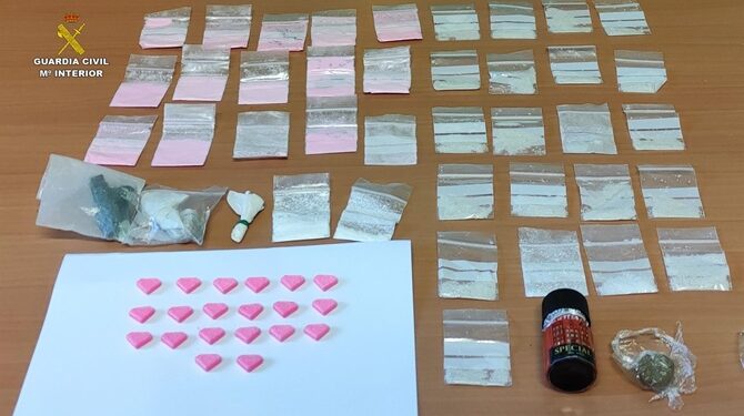 Detenido en el polígono industrial de Torija un joven de 22 años con éxtasis, cocaína rosa y otras drogas