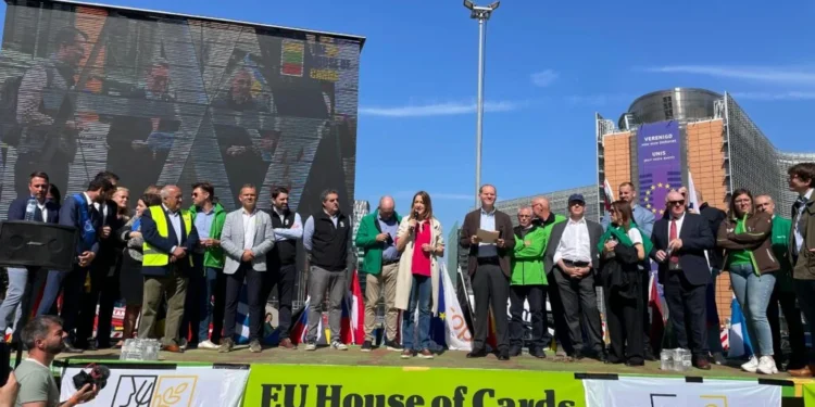 ASAJA se moviliza en Bruselas por una PAC fuerte con presupuesto propio para defender el futuro del campo europeo