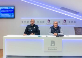 Balance anual 2024 de la Policía Local de Guadalajara: bajan los accidentes y suben los avisos ciudadanos