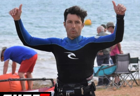 Eduardo Navarro, campeón de España Máster de Windsurf Slalom 2025 en Los Alcázares (Murcia)