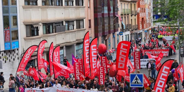 El Primero de Mayo en Castilla-La Mancha refuerza la defensa de los derechos laborales y sociales