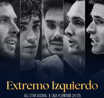 Haitz Gorostidi, del BM Guadalajara, entre los candidatos al Equipo Estrella ASOBAL 24/25