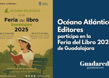 Autores hispano-mexicanos y editoriales internacionales con Océano Atlántico en la Feria del Libro Guadalajara 2025