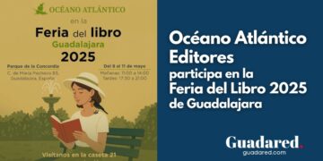Autores hispano-mexicanos y editoriales internacionales con Océano Atlántico en la Feria del Libro Guadalajara 2025