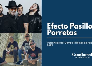 Fiestas de julio en Cabanillas del Campo 2025: Efecto Pasillo y Porretas serán los platos fuertes musicales