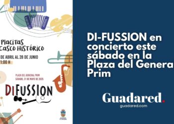 Concierto de DI-FUSSION en la Plaza del General Prim de Guadalajara este sábado 31 de mayo