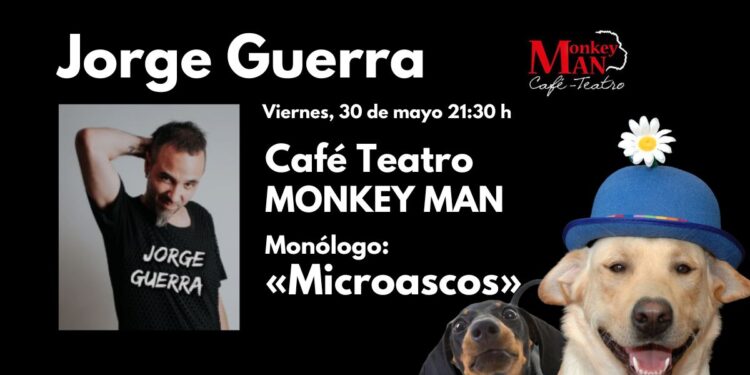 Noche de comedia con Jorge Guerra en Guadalajara: risas aseguradas en la Sala Monkey Man