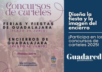 Concurso de Carteles Ferias y Encierros Guadalajara 2025 | Diseña la Imagen Oficial y Gana 500 €