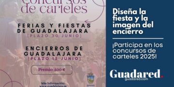 Concurso de Carteles Ferias y Encierros Guadalajara 2025 | Diseña la Imagen Oficial y Gana 500 €