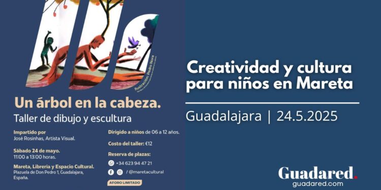 Taller infantil en Guadalajara: creatividad y cultura para niños en Mareta el 24 de mayo