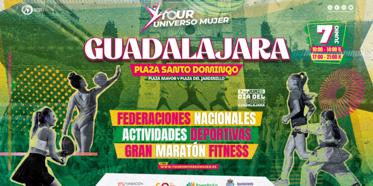 Guadalajara acoge el Tour Universo Mujer 2025 con actividades deportivas por la igualdad