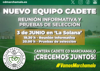 Pruebas para el nuevo equipo Cadete del CD Marchamalo el 3 de junio en La Solana