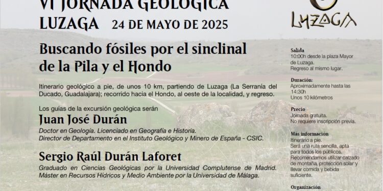 Excursión geológica en Luzaga 2025: fósiles, naturaleza y migas para todos los públicos