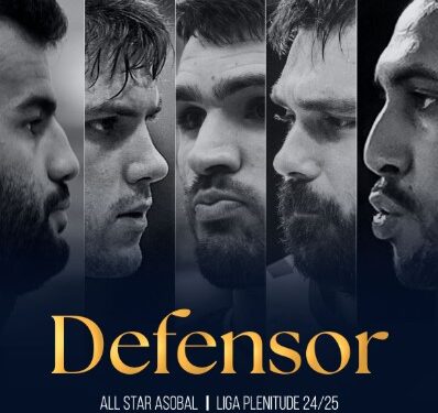 Haitz Gorostidi, del BM Guadalajara, entre los candidatos al Equipo Estrella ASOBAL 24/25