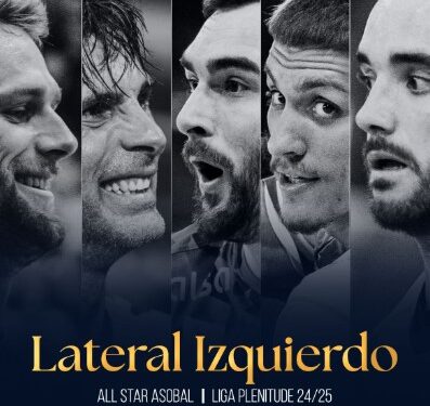 Haitz Gorostidi, del BM Guadalajara, entre los candidatos al Equipo Estrella ASOBAL 24/25