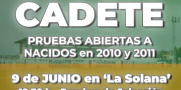 Segunda prueba para el nuevo equipo Cadete del CD Marchamalo el 9 de junio en La Solana