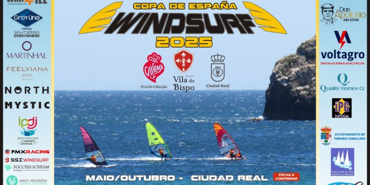 Eduardo Navarro se coloca segundo en el Campeonato Ibérico de Slalom Windsurf 2025 tras una gran regata en Sagres