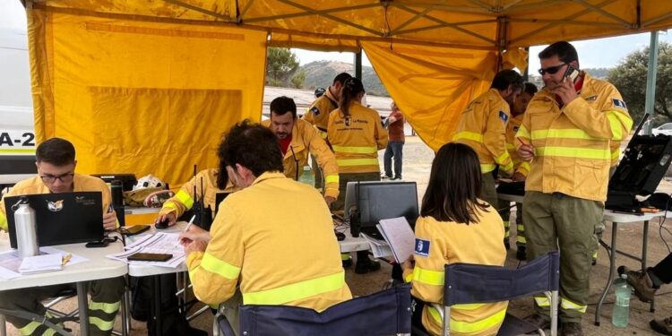 Castilla-La Mancha realiza simulacro contra incendios 2025