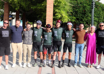 El Motor de tus Pasos inicia su segundo reto en bicicleta de Cabanillas a Montpellier por el Síndrome de Charcot-Marie-Tooth