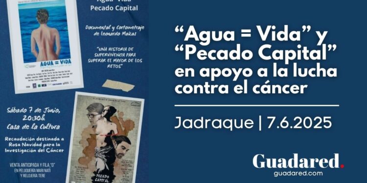 Jadraque apuesta por el cine solidario con la proyección de “Agua = Vida” y “Pecado Capital” a beneficio de la lucha contra el cáncer