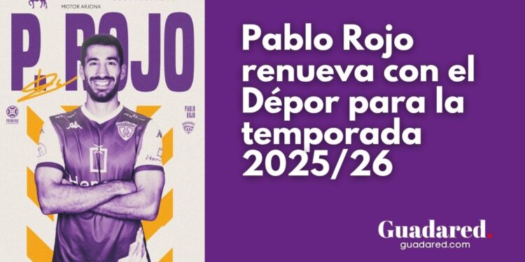 Pablo Rojo renueva con el Dépor para la temporada 2025/26: continuidad en el centro del campo alcarreño