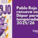 Pablo Rojo renueva con el Dépor para la temporada 2025/26: continuidad en el centro del campo alcarreño