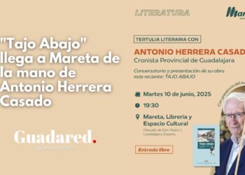 "Tajo Abajo" de Antonio Herrera Casado se presenta en Mareta, el nuevo homenaje al río Tajo en Guadalajara
