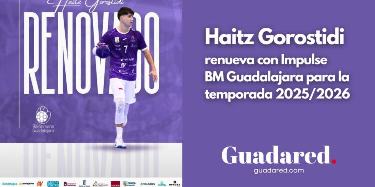 Haitz Gorostidi renueva con Impulse BM Guadalajara para la temporada 2025/2026