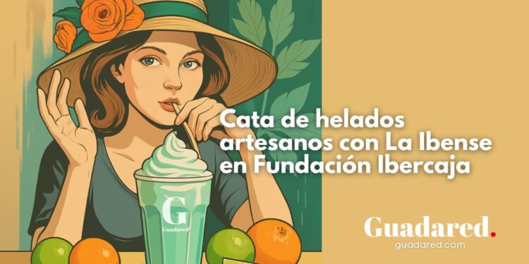 Cata de helados artesanos en Guadalajara con La Ibense en Fundación Ibercaja