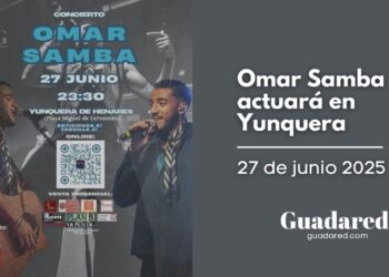 Concierto de Omar Samba en Yunquera de Henares el 27 de junio por las Fiestas de San Pedro