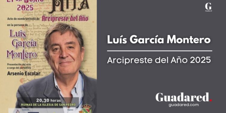 Luis García Montero será nombrado Arcipreste del Año 2025 en Hita con un homenaje literario y musical
