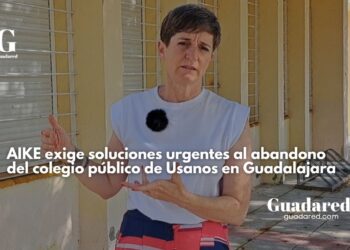 AIKE exige soluciones urgentes al abandono del colegio público de Usanos en Guadalajara