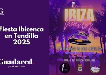 Fiesta Ibicenca en Tendilla 2025: música, barbacoa y DJ en la piscina municipal