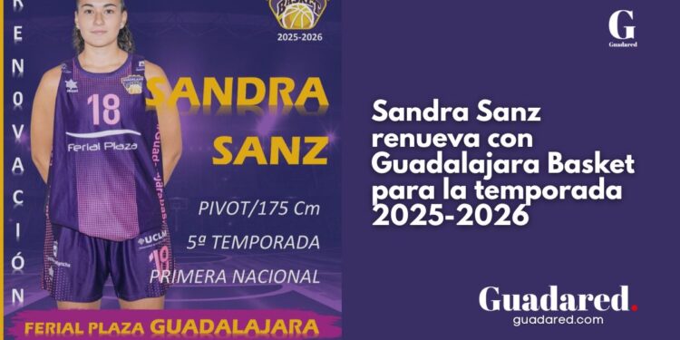 Sandra Sanz renueva con Guadalajara Basket para la temporada 2025-2026