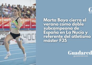 Marta Bayo cierra el verano como doble subcampeona de España en La Nucía y referente del atletismo máster F35