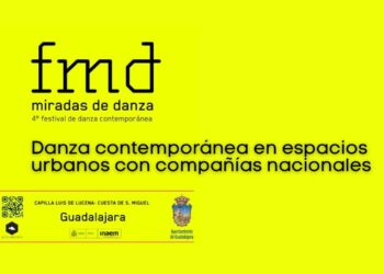 Festival Miradas de Danza, danza contemporánea, Guadalajara 2025, danza en espacios urbanos, A cielo abierto, cultura en Guadalajara, artes del movimiento, programación cultural julio, danza nacional, danza emergente, danza experimental, compañías de danza contemporánea, espectáculos en Guadalajara, danza en Castilla-La Mancha, eventos culturales Guadalajara