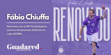 Fábio Chiuffa renueva con el BM Guadalajara para la temporada 2025/26 en Liga ASOBAL