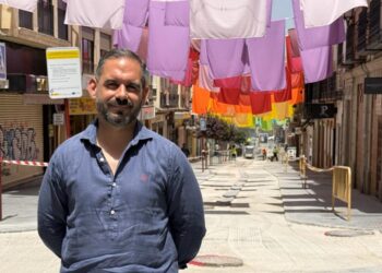 Obras de asfaltado en la calle Miguel Fluiters de Guadalajara: renovación completa en 48 horas