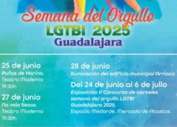 Semana del Orgullo LGTBI+ 2025 en Guadalajara: Teatro, cine, arte y actividades para la diversidad