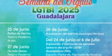 Semana del Orgullo LGTBI+ 2025 en Guadalajara: Teatro, cine, arte y actividades para la diversidad