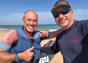 Alfonso Tertre, tercer clasificado en el Campeonato Ibérico de Fórmula Windsurf 2025 en Portugal